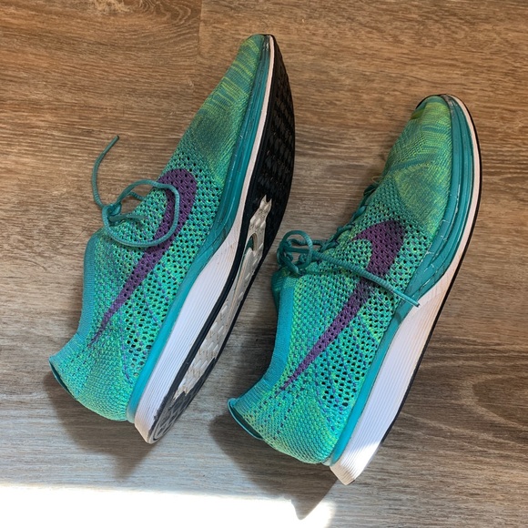 Nike Other - Used - Nike Flyknit Racer Turquoise size 14